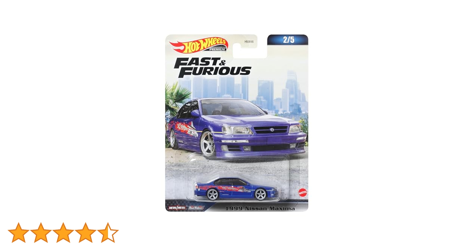 ホットウィールワイルドスピード1999 NISSAN MAXIMA 5台セット MATTEL ホットウィール(Hot Wheels) ワイルド・スピード - 1999